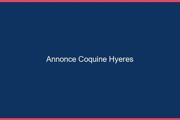 Annonce coquine Hyères