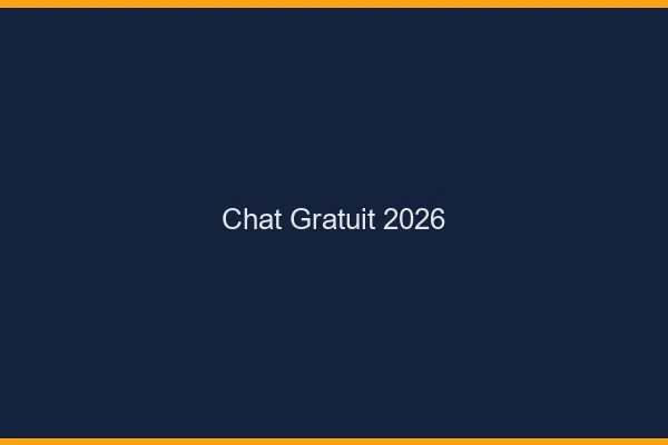 Chat gratuit 2026