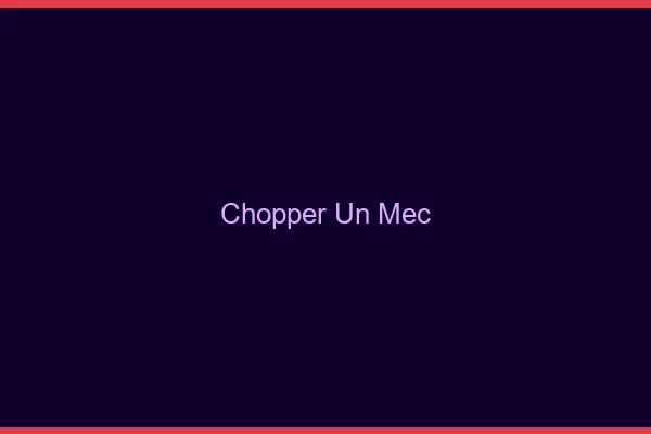 Chopper un mec en ligne
