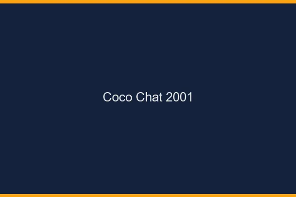 Coco chat depuis 2001