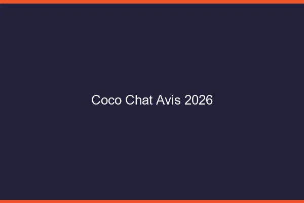 Coco chat avis 2026