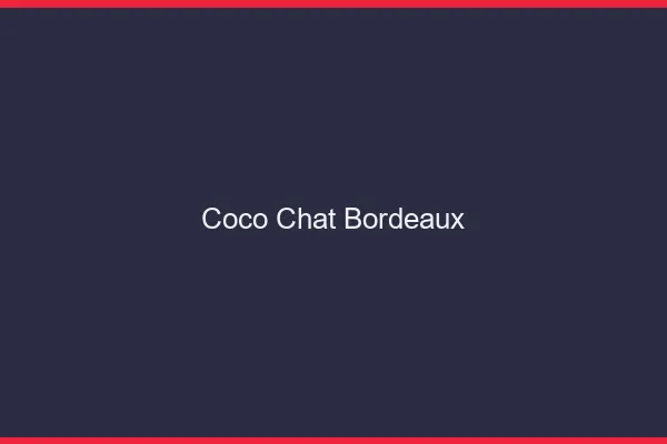 Coco chat Bordeaux : alternative