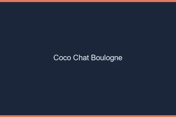 Coco chat boulogne : alternative