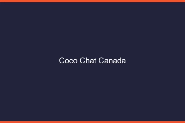 Coco chat Canada : alternative
