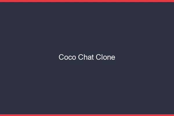 Coco chat clone