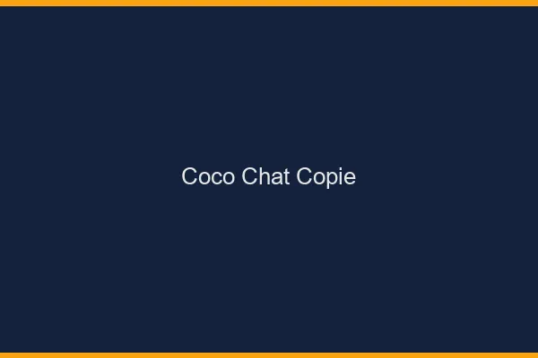 Coco chat copie