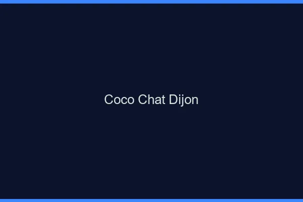 Coco chat Dijon : alternative