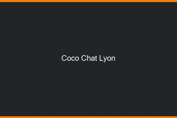 Coco chat Lyon : alternative