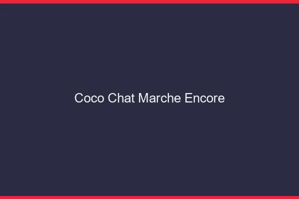 Coco chat marche encore ?