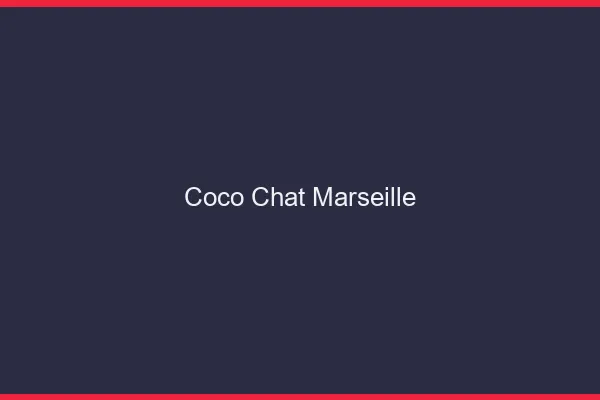 Coco chat Marseille : alternative