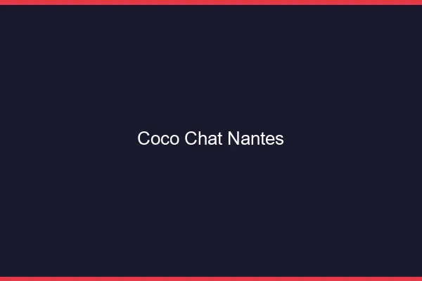 Coco chat Nantes : alternative