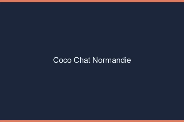 Coco chat Normandie : alternative