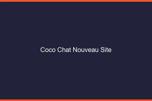 Coco chat nouveau site