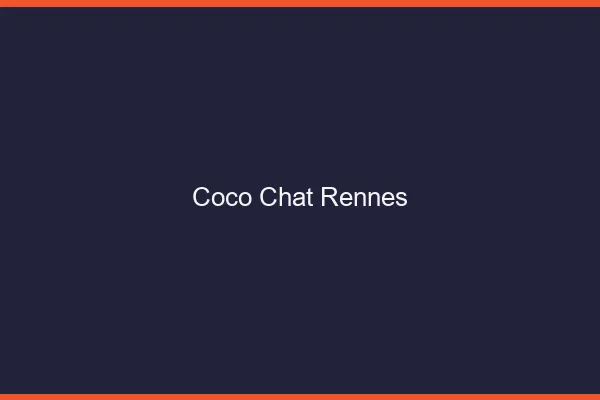 Coco chat Rennes : alternative
