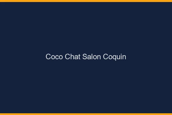 Coco chat salon coquin : alternative