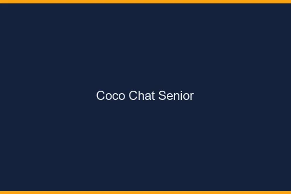 Coco chat senior : alternative