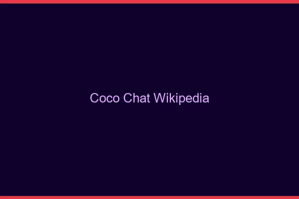Coco chat wikipedia