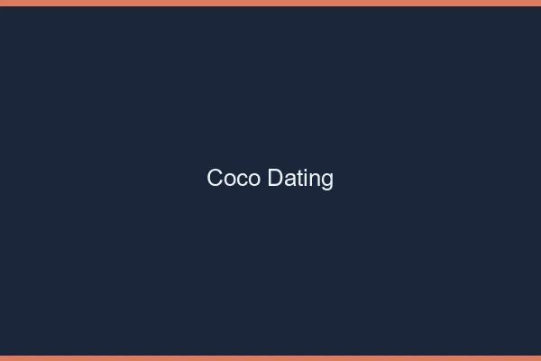 Coco dating : fermé