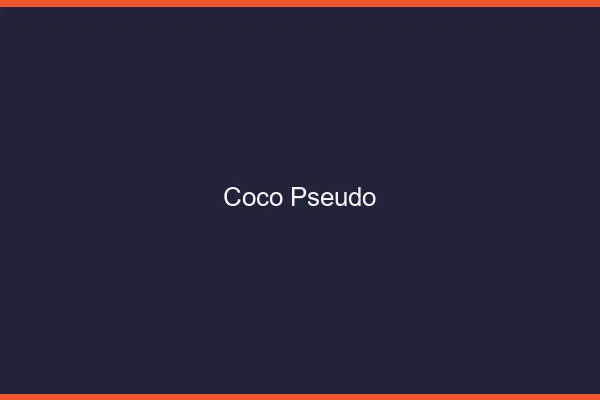 Coco pseudo : le tchat fermé