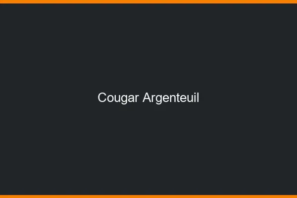Cougar Argenteuil