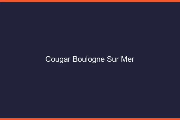 Cougar Boulogne-sur-Mer