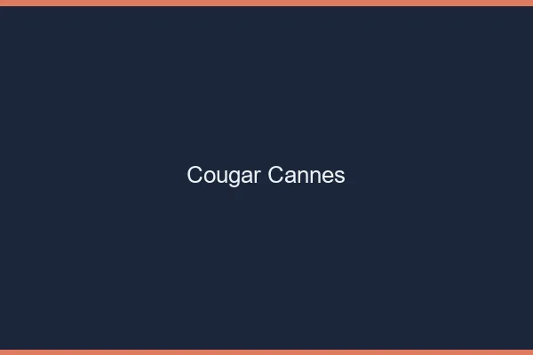 Cougar Cannes