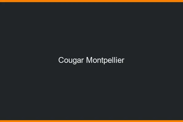 Cougar Montpellier