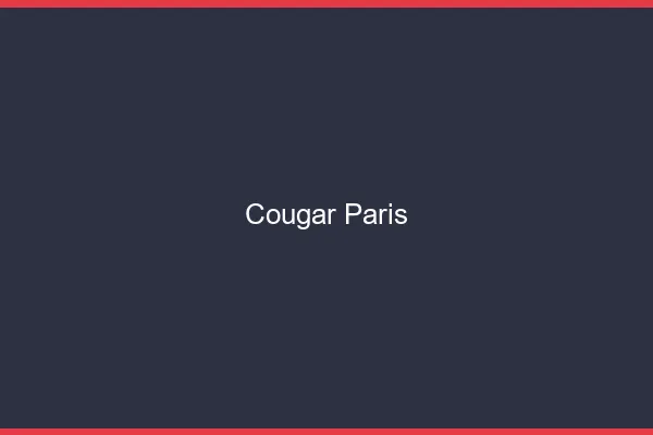 Cougar Paris