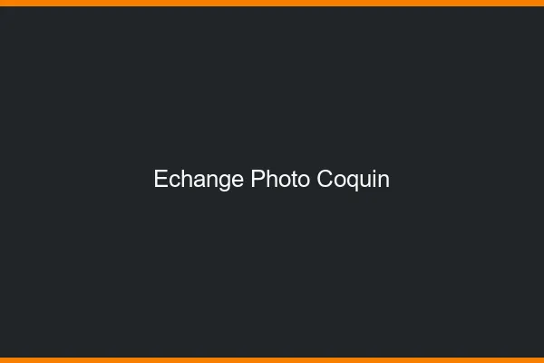 Échange photo coquin