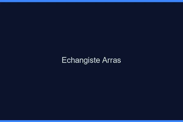 Échangiste Arras