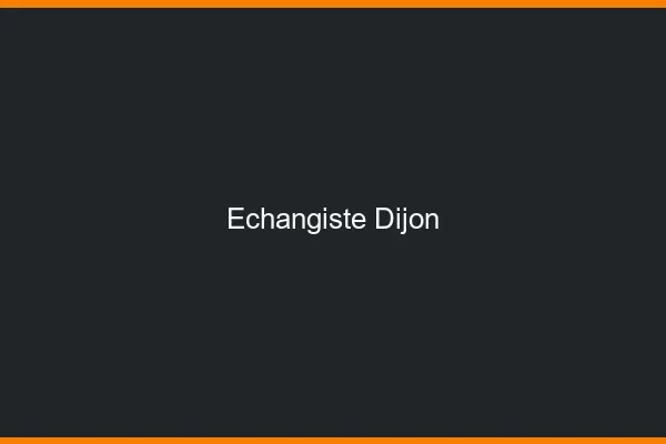 Échangiste Dijon