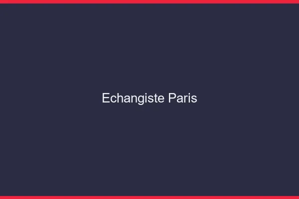 Échangiste Paris