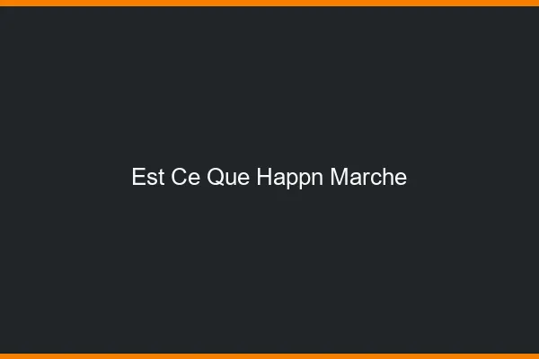 Est-ce que Happn marche
