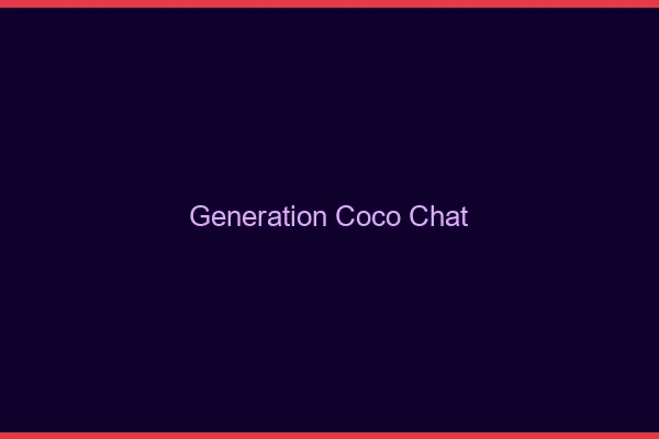 Génération Coco chat
