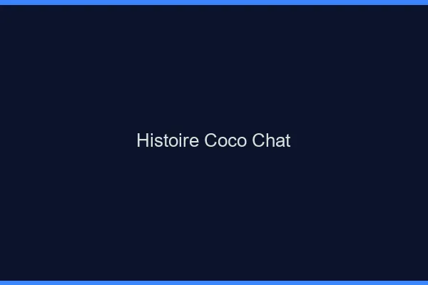 Histoire de Coco chat