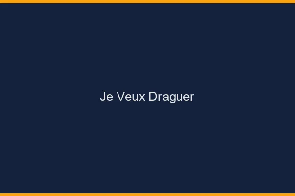 Je veux draguer en ligne