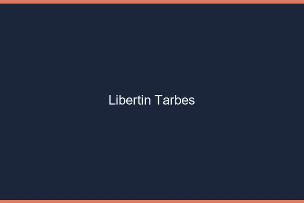 Libertin Tarbes