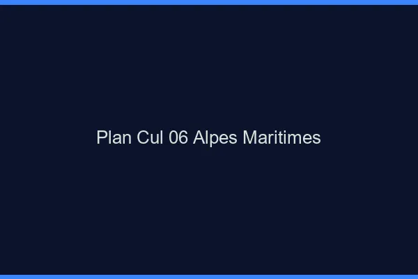 Plan cul 06 alpes-maritimes