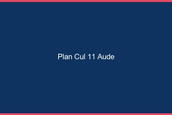 Plan cul 11 aude