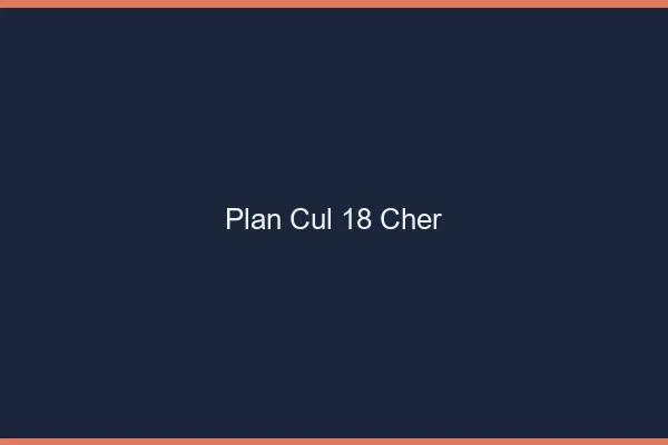 Plan cul 18 cher