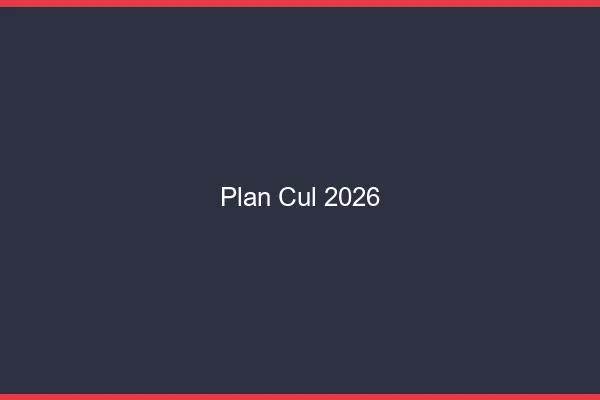 Plan cul 2026