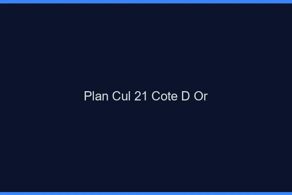 Plan cul 21 côte-d'or