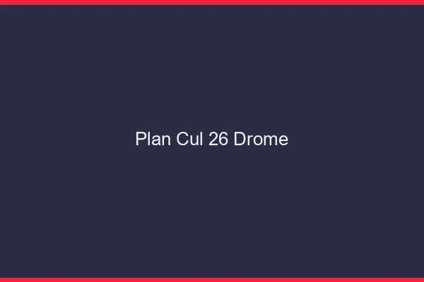 Plan cul 26 drôme
