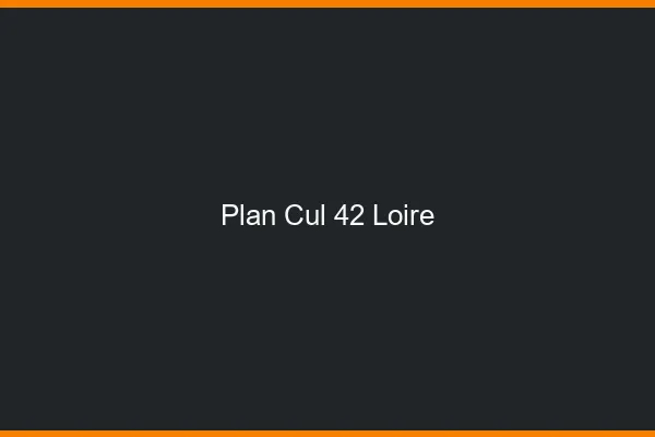 Plan cul 42 loire