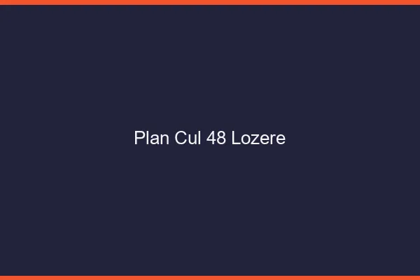 Plan cul 48 lozère
