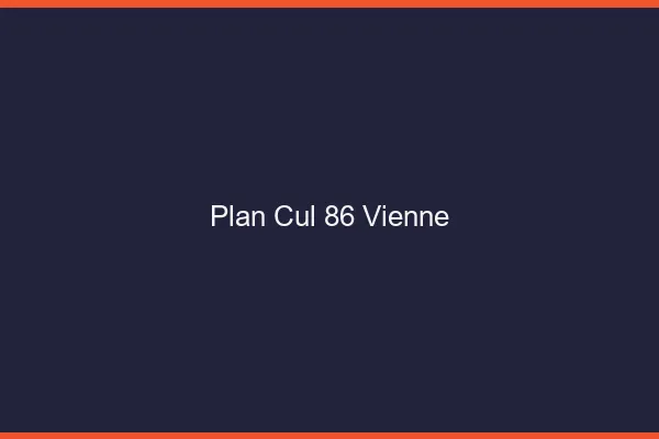 Plan cul 86 vienne