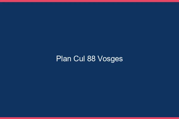 Plan cul 88 vosges
