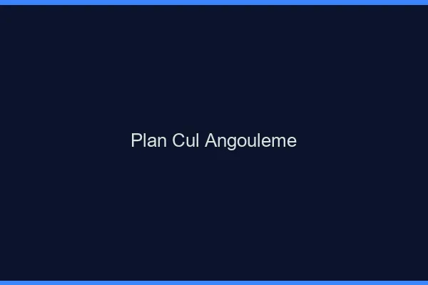 Plan cul Angoulême
