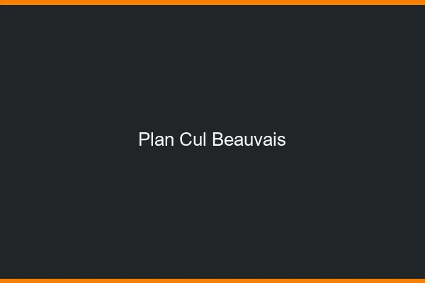 Plan cul Beauvais