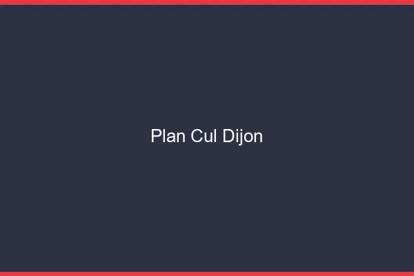Plan cul Dijon